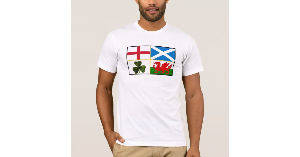 half scotland half ireland rugby shirt