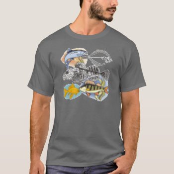Men's T-shirt  Fishing T-shirt by 1jagernett at Zazzle