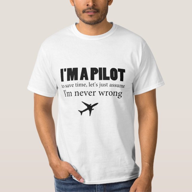 Men's T-Shirt - Funny Aviation Quote (Front)
