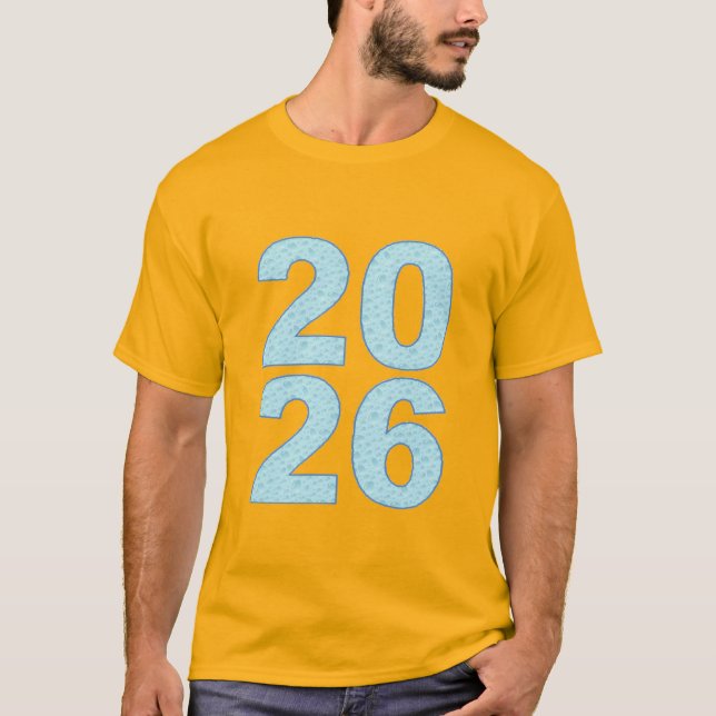 Men's T-Shirt gold  GOOD  YEAR 26 (Front)
