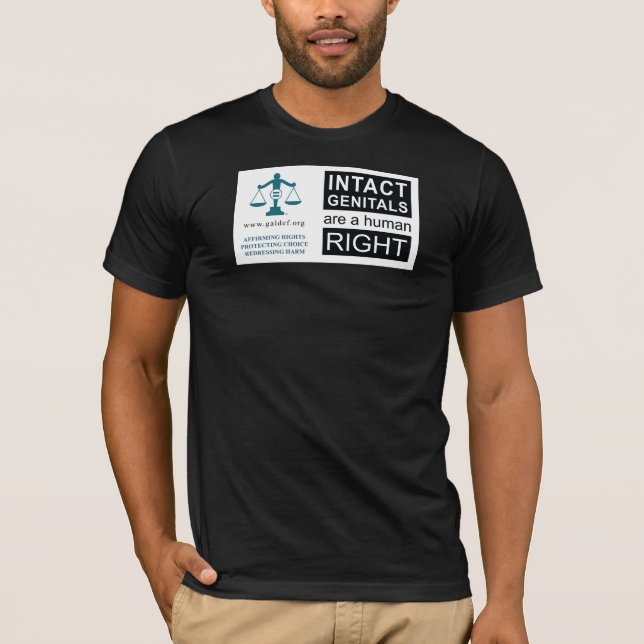 Men's T-shirt - Intact Genitals (Front)