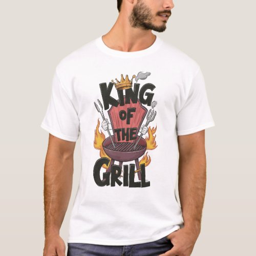 Mens T_Shirt  King of the Grill