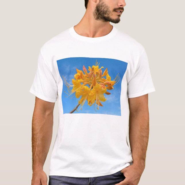 Men's T-Shirt (M) with Florida Flame Azalea (Front)