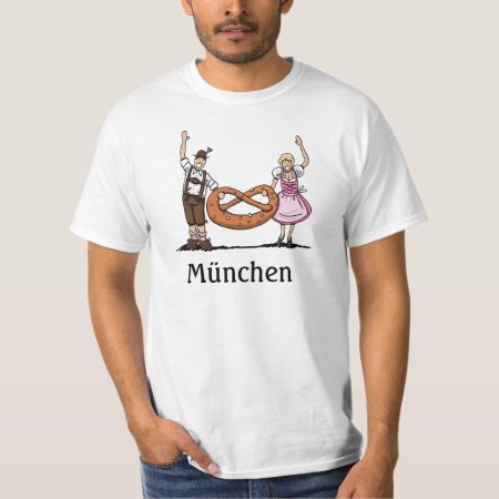 Men's T-shirt München Couple Pretzel