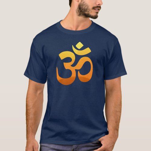 Mens T_Shirt Om Mantra Symbol Yoga Asana Relax