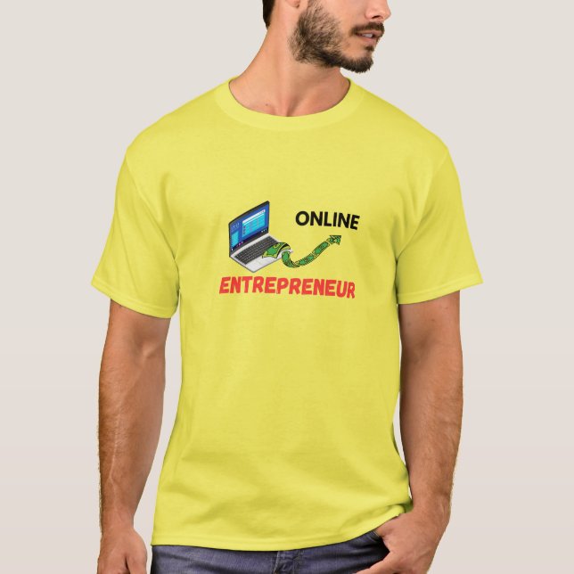 Men's T-shirt – Online Entrepreneur (Front)