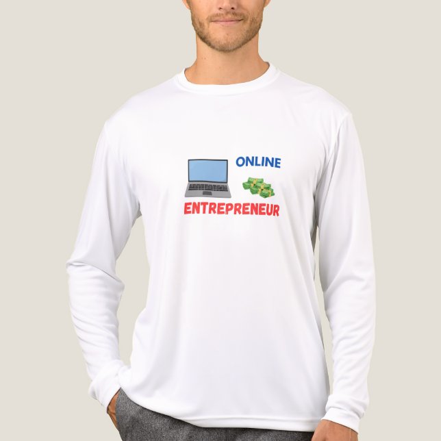 Men's T-shirt – Online Entrepreneur Tri-Blend Shir Tri-Blend Shirt (Front)