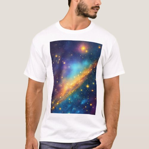 mens t shirt universe print