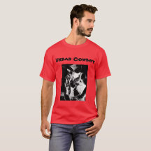 Men's T-shirt Urban Cowboy Original Art
