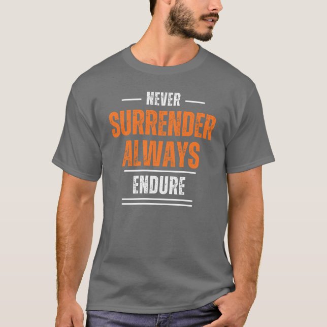 Men's T-shirt with a statement (Front)