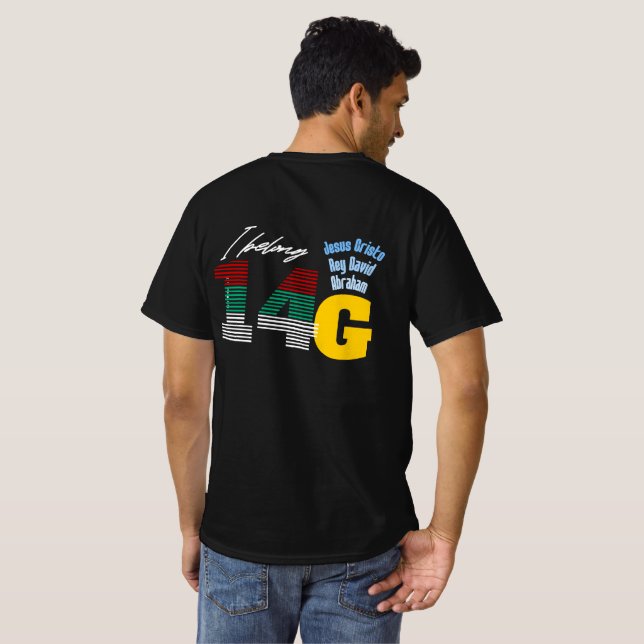 Men's T-shirt with biblical messages (Back Full)