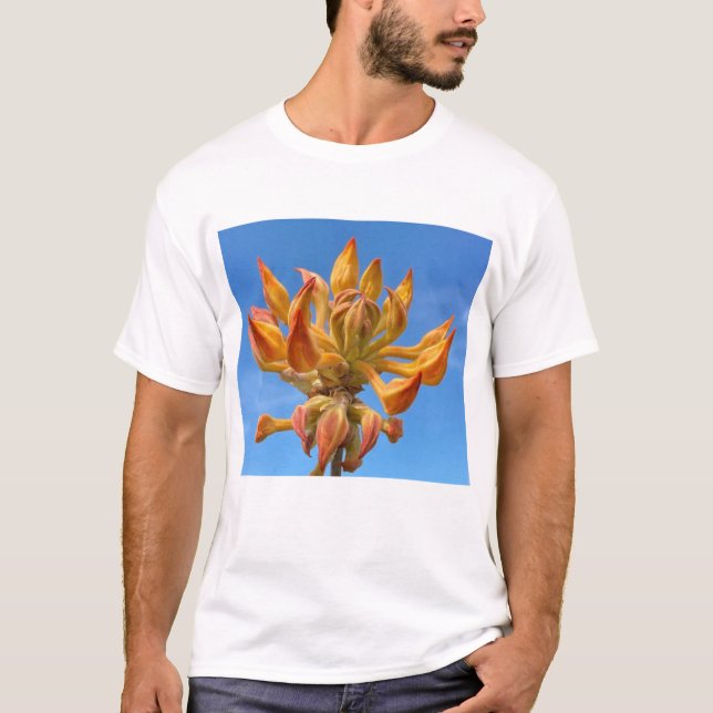 Men's T-Shirt with Florida Flame Azalea (Front)