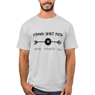 Men's T-Shirt with Strong Spirit Path logo