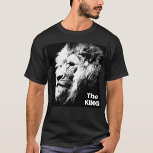 Men's T-Shirts Elegant The King Pop Art Lion Head