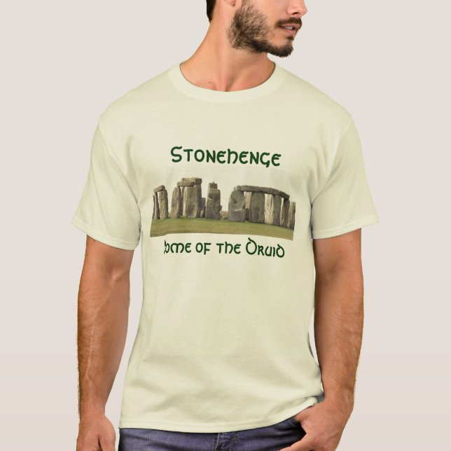 Men's T - Stonehenge, Home of the Druid T-Shirt (Front)