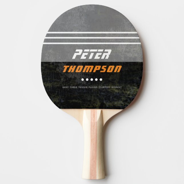 men's table tennis  ping pong paddle (Front)