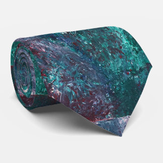 Men's Teal Art Necktie