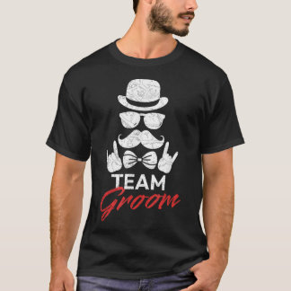 Mens Team GroomWedding Marriage Bachelor Party T-Shirt
