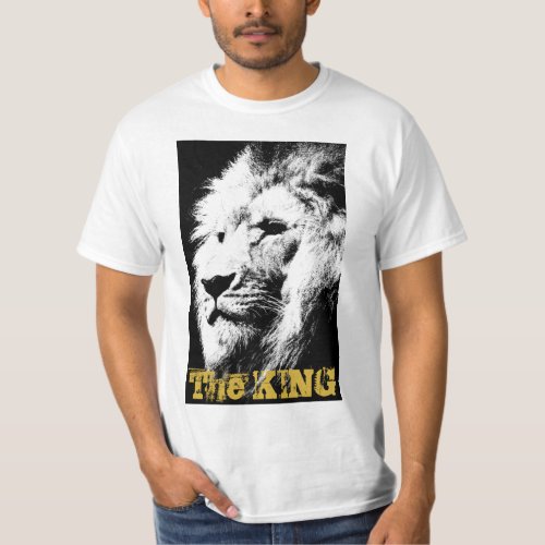 Mens Tee Shirts Modern Template Lion Face Animal