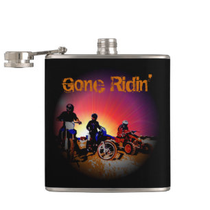 Men's Teen Boy's Motocross Motorbike Riding Flask