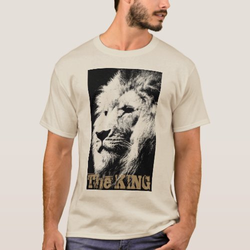 Mens Template T Shirts Modern Lion Face Animal