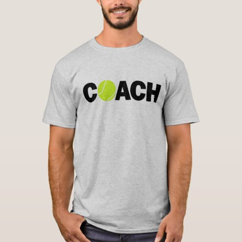 Mens Tennis Coach T_Shirt