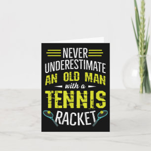 Mens Tennis Court Quote For Your Tennis Player Gra Card