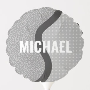 Men's Tennis Player Coach Boys Team Name Black Balloon