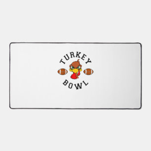 Mens Thanksgiving Football Turkey Bowl Shirt for M Desk Mat