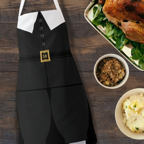 Mens Thanksgiving Pilgrim Outfit Costume Apron