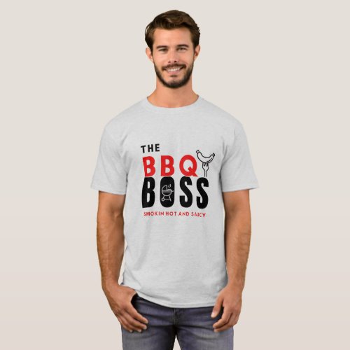 Mens The BBQ Boss T_Shirt