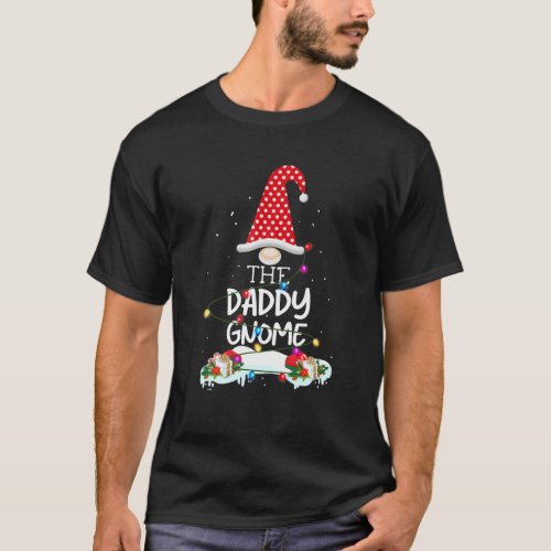 Mens The Daddy Gnome Christmas Family Matching Pjs T_Shirt