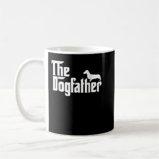 Mens The Dogfather Dachshund Funny Father Day For Coffee Mug