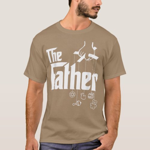 Mens The Father First Time Fathers Day New Dad Gi T_Shirt