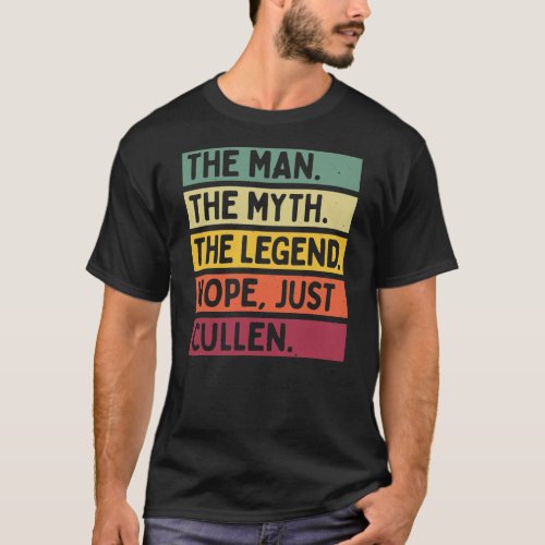 Mens The Man The Myth The Legend NOPE Just Cullen T_Shirt