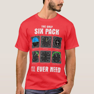 Mens The Only Si Pack I'll Ever Need Pilot Airplan T-Shirt