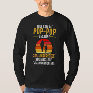 Mens they call me pop pop because partner in crime T-Shirt