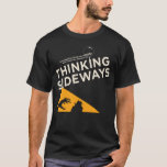 Mens Thinking Sideways Podcast Logo 2016 T-shirt at Zazzle