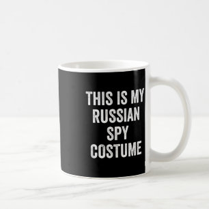 Mens this is russian spy costume funny couples coffee mug