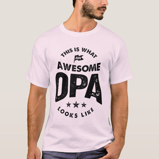 Mens This is What an Awesome Opa Grandpa Gift T-Shirt (Front)