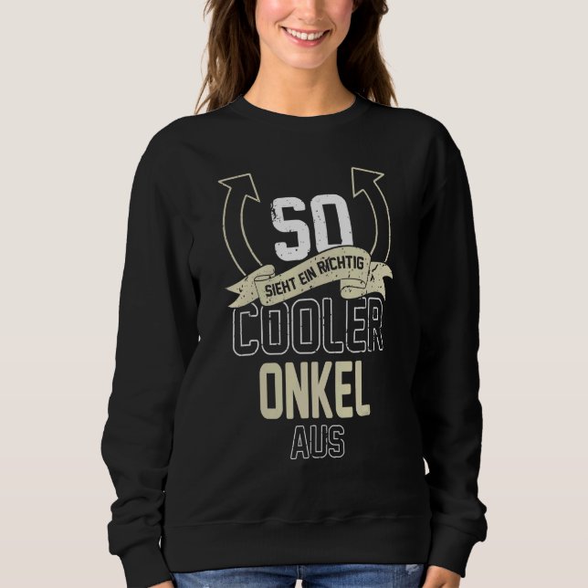 Mens This Looks A Really Cool Uncle  Fun Sweatshirt (Front)