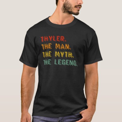 Mens Thyler The Man The Myth The Legend Personaliz T_Shirt