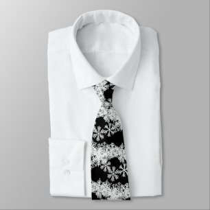 Men's Tie-Christmas Snowflakes Tie