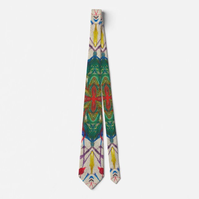 Men's tie, classy tie, colorful tie, designer tie (Front)