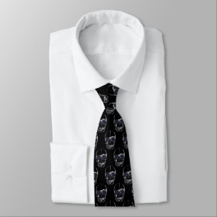Men's Tie-Halloween Skulls Neck Tie