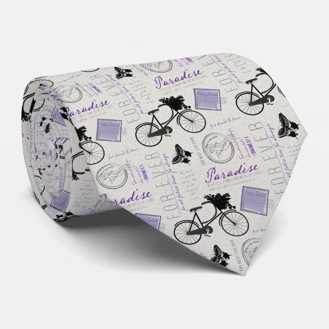 Mens Tie, Just Around The Corner Neck Tie (Rolled)