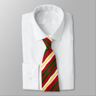 men's tie - Kwanzaa stripes