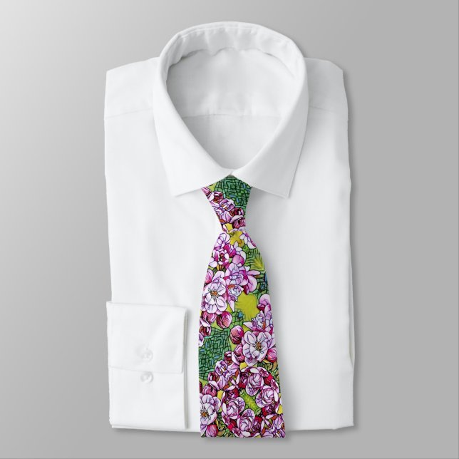 Men's Tie - SG Lilacs (Tied)