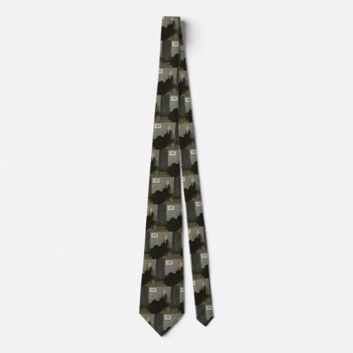 Mens Tie with Whistlers Mother Print