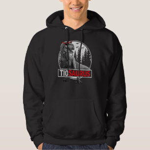 Mens Tiosaurus Rex Dinosaur Tio Saurus Father's Da Hoodie
